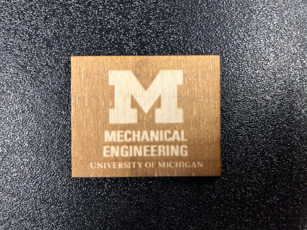 3D printed Mechanical engineering logo
